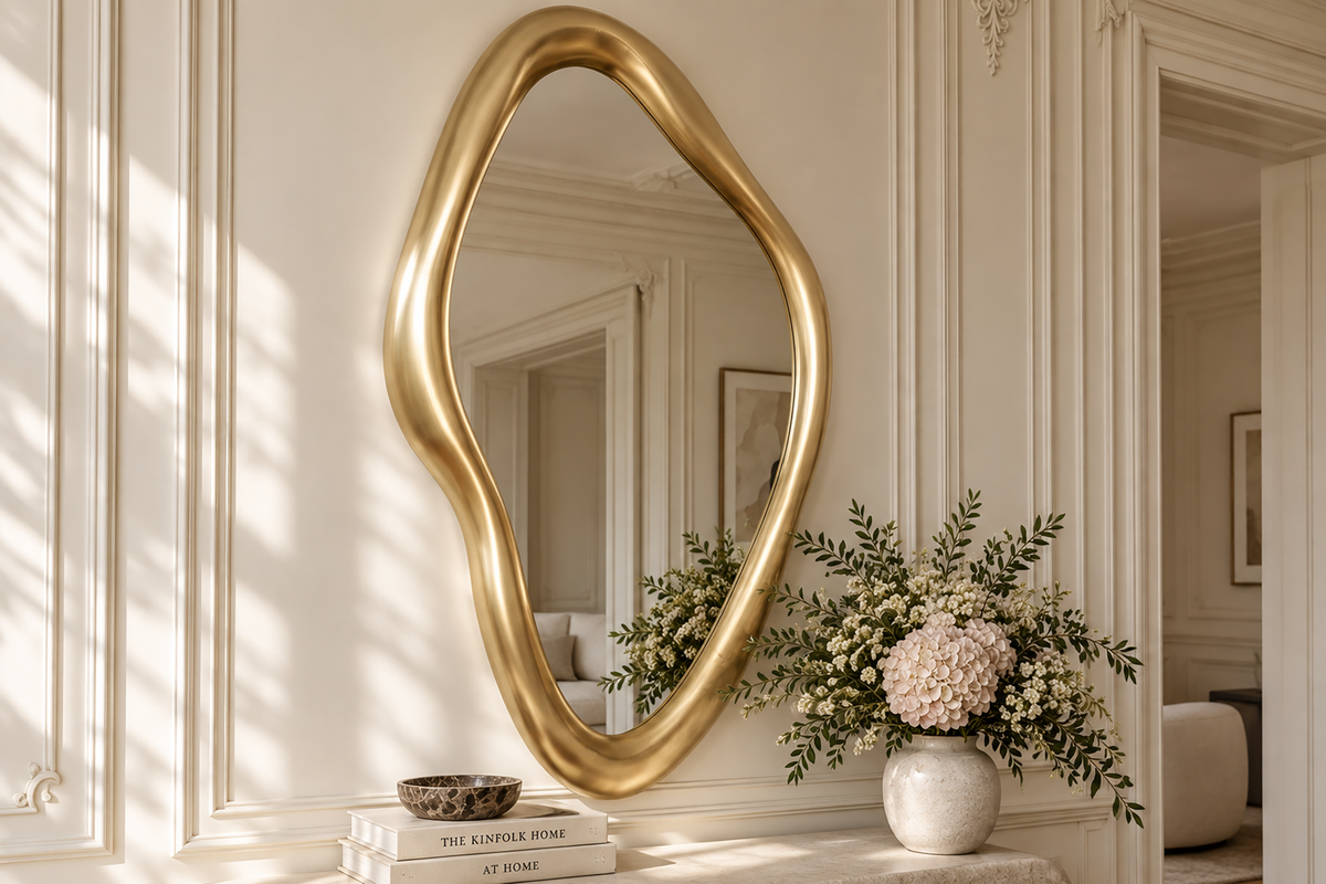 Wandspiegel MARQUISE 150 cm gold 