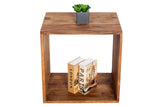 Side table shelve MAKASSAR 45cm sheesham wood