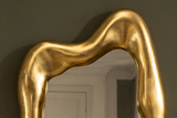 Wandspiegel AURA 90cm gold