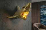 Wall lamp SHARK 40cm handmade gold