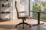 Office chair LAZIO 49-59cm w/ tilt function vogue velour velvet taupe