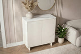 Highboard SAVOY 130cm 3D w/ white marble ceramic top