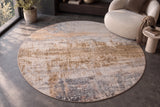 Carpet DESERT PATINA 150cm round patina-inspired pattern  sand greige taupe