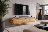 TV-Board ORGANIC 160cm hanging acacia wood natural