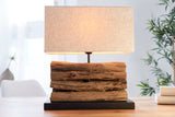 Table lamp PERIFERE driftwood beige