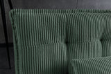 Sofa bed JAZZ 195cm 3-seater cord green