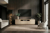 TV-Platte LOFT 160 cm naturgrau