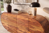 Sideboard ORGANIKO 180cm oval sheesham wood brown