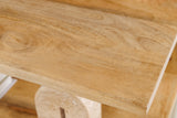 Corner shelf SURREAL 55/60/65cm set of 3 mango wood natural