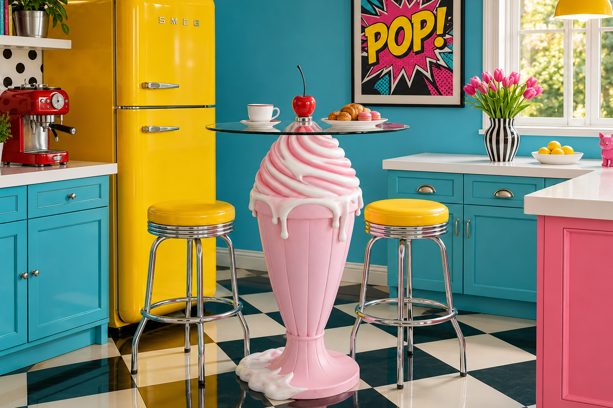 Bistrotisch SWEET SOCIETY Soft Pop 90cm pastellrosa
