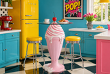 Bistrotisch SWEET SOCIETY Soft Pop 90cm pastellrosa