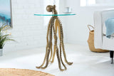 Side table WILDLIFE OCTOPUS 70cm 8mm tempered glass