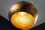 Pendant lamp ORIENT LIVING 50cm iron w/ gold decor