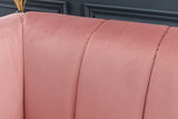 Sofa NOBLESSE 225cm 3-seater velvet dusky pink