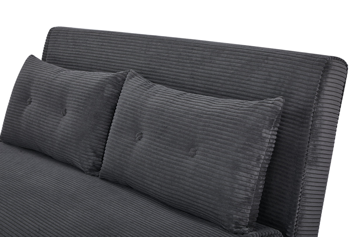 Schlafsessel SMART MULTIFUNCTION 140cm Cord grau