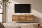 Sideboard RELIEF 175cm hängend Akazienholz natur