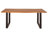 Dining table MAMMUT 180cm U-legs 35mm acacia wood