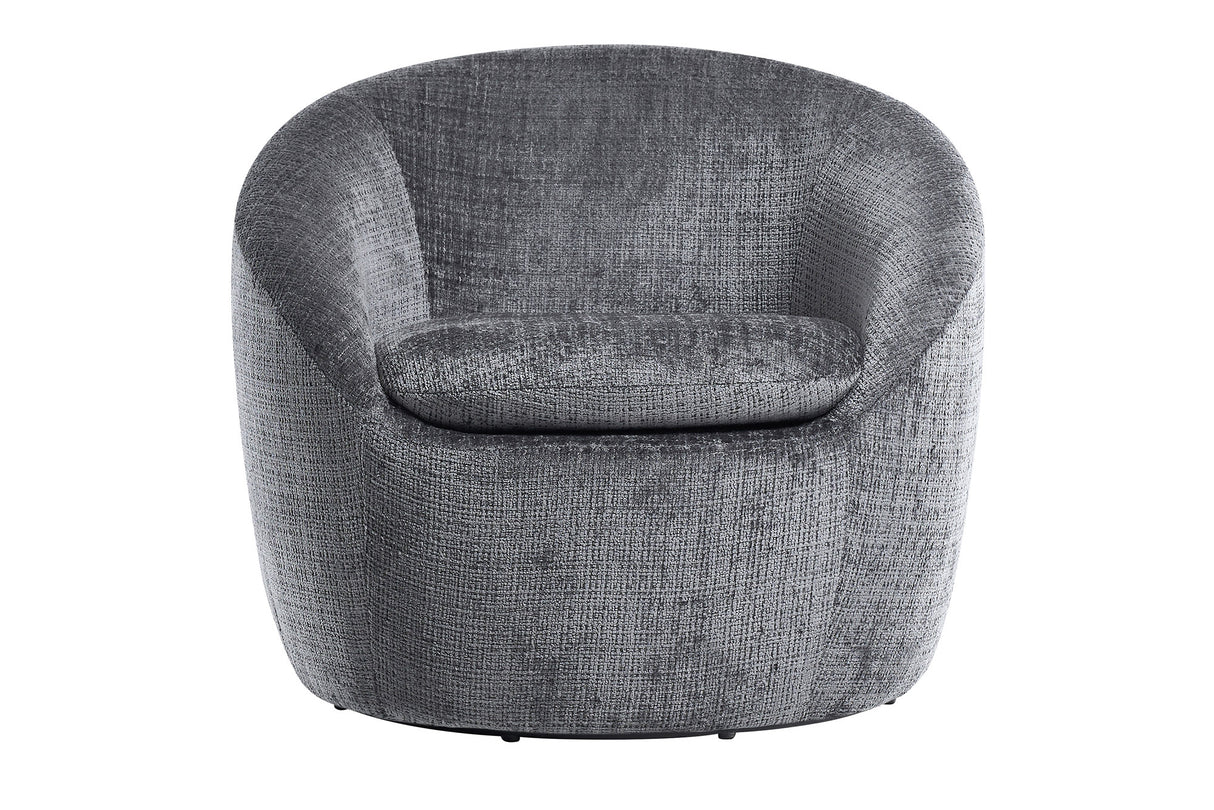 Sessel ALPINE 360° drehbar, Strukturstoff grau