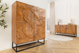 Highboard SNAKE 120cm brown mango wood