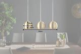 Pendant lamp GOLDEN BALL 3s metal gold