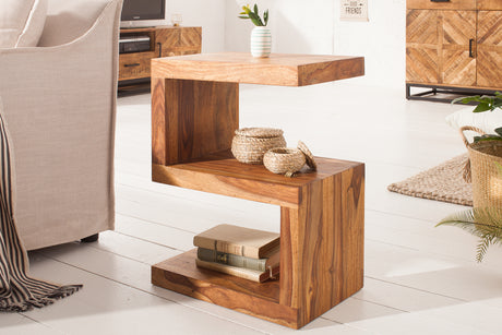 Shelf side table S 60cm sheesham wood