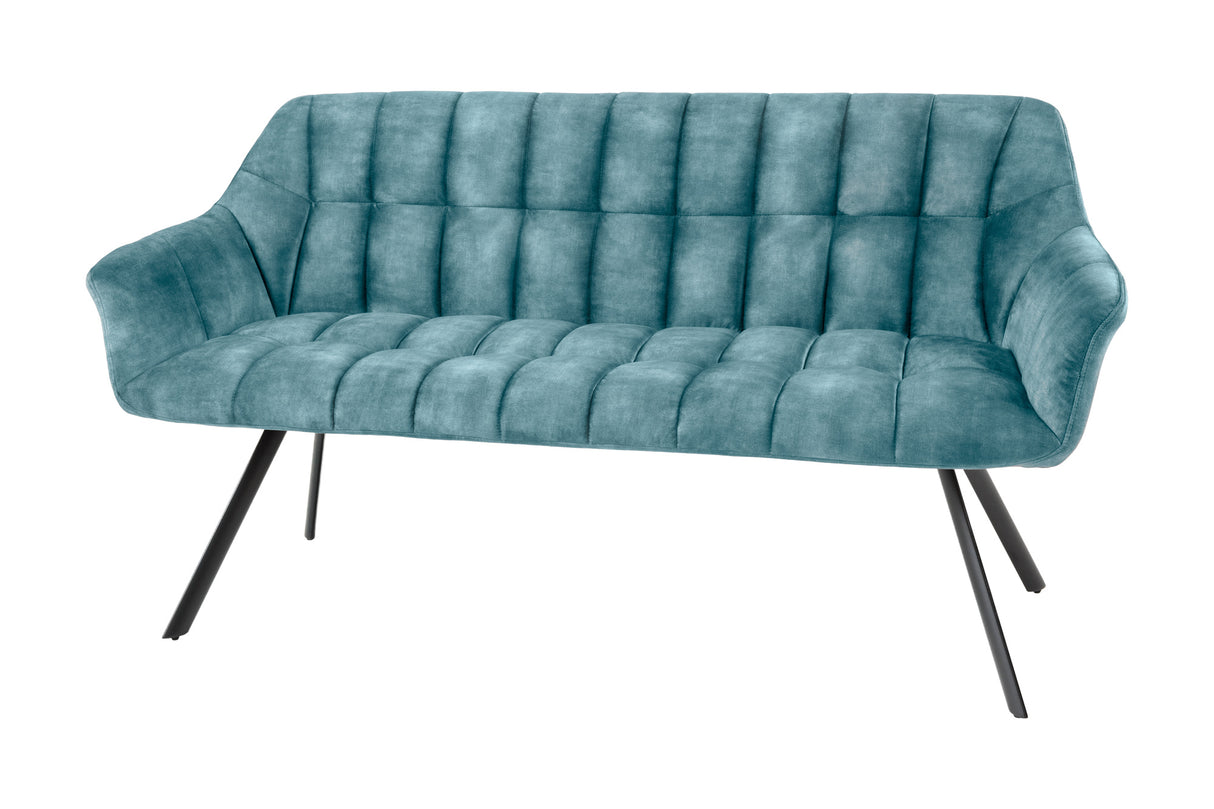 Bench PAPILLON 165cm velvet teal