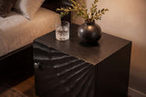 Nachttisch SCORPION 50cm 3D Mangoholz schwarz