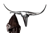 Wanddeko Garderobe BULL 100cm Aluminium silber