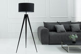 Floor lamp TRIPOD 142cm black retro