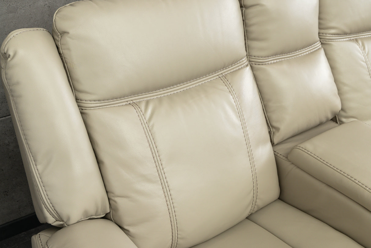 Cinema armchair HOLLYWOD 5-seater artificial leather beige