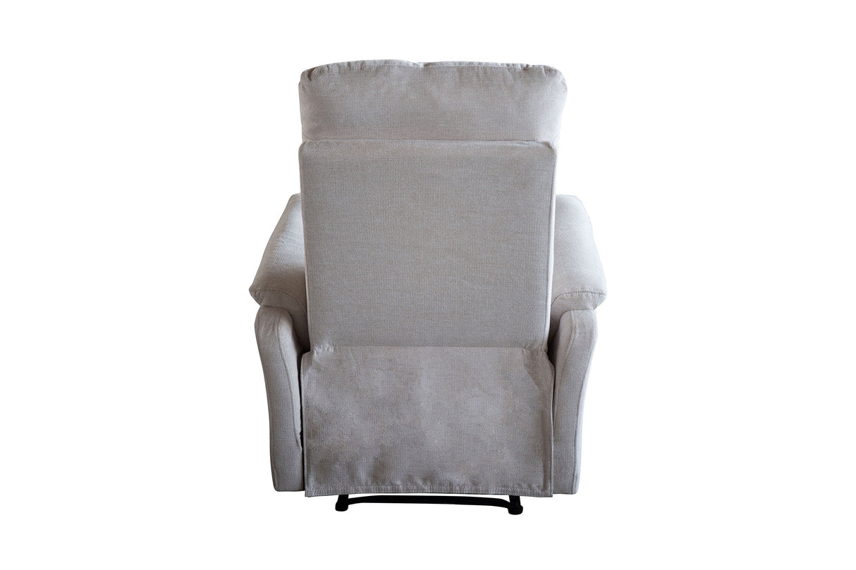 Cinema armchair HOLLYWOOD electrically adjustable textured fabric beige