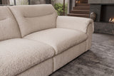 Sofa SIXTH SENSE 245cm 4-seater bouclé beige