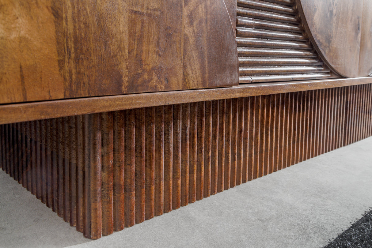 Sideboard ART DECO 170cm 3D Mangoholz braun