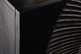 Sideboard GOLDEN SUNSET 140cm 3D Mangoholz schwarz