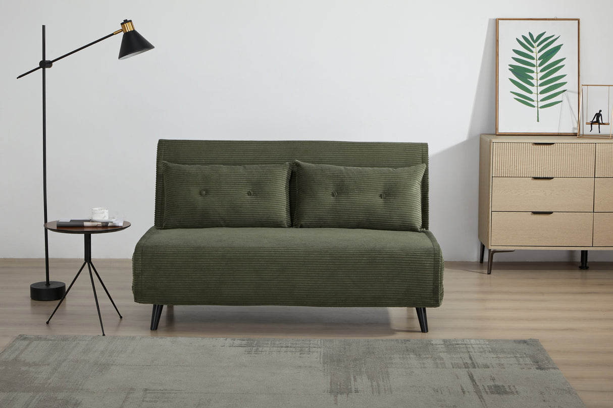 Schlafsessel SMART MULTIFUNCTION 140cm Cord grün