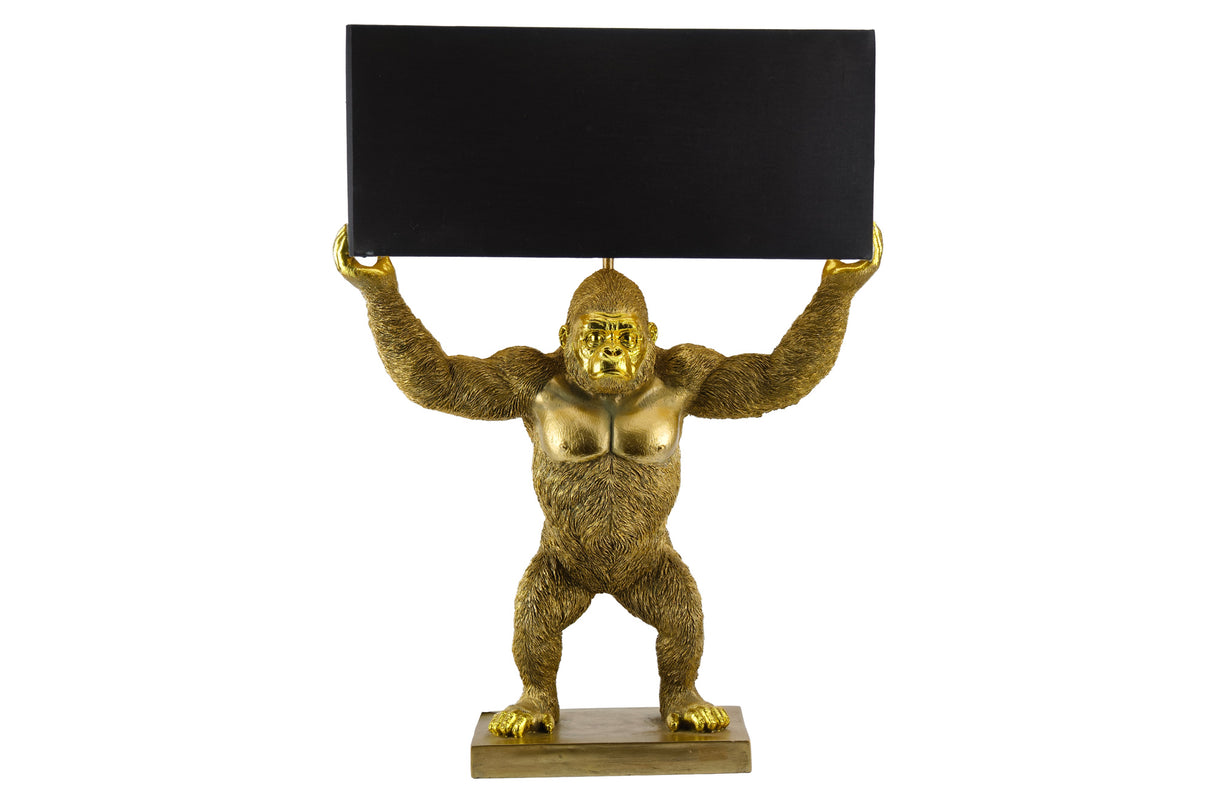 Table lamp KING APE 65cm black golden