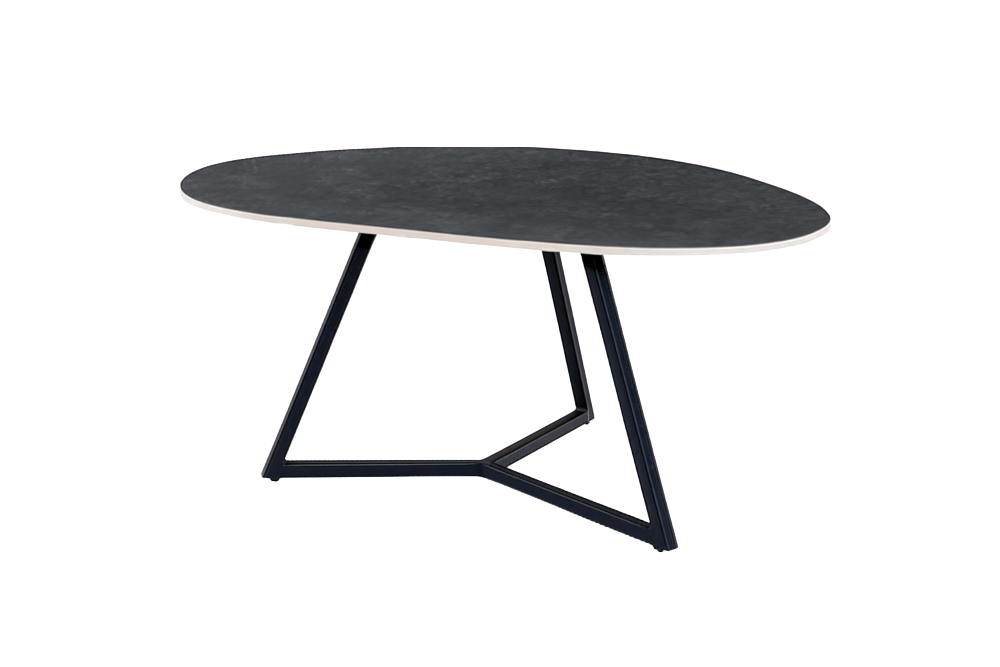 Konferenční stolek MARVELOUS 90 cm keramika šedá