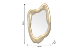 Wandspiegel AURA 90cm gold