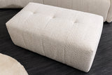 Sofa ROYAL 120cm Federkern Bouclé Champagnerbeige