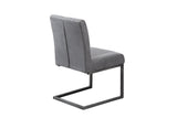 Cantilever chair BIG ASTON microfibre vintage grey