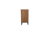 Cabinet NAUTILUS 80cm pine wood metal vintage brown