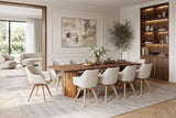 Esstisch DIAMOND 240cm Sheesham Holz Braun Stone Finish