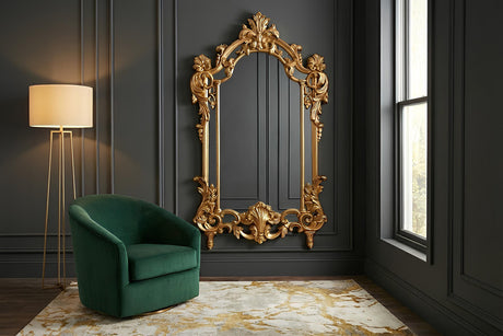 Wall mirror OPULENT 150cm gold