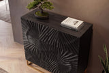 Highboard SCORPION 120cm 3D mango schwarz