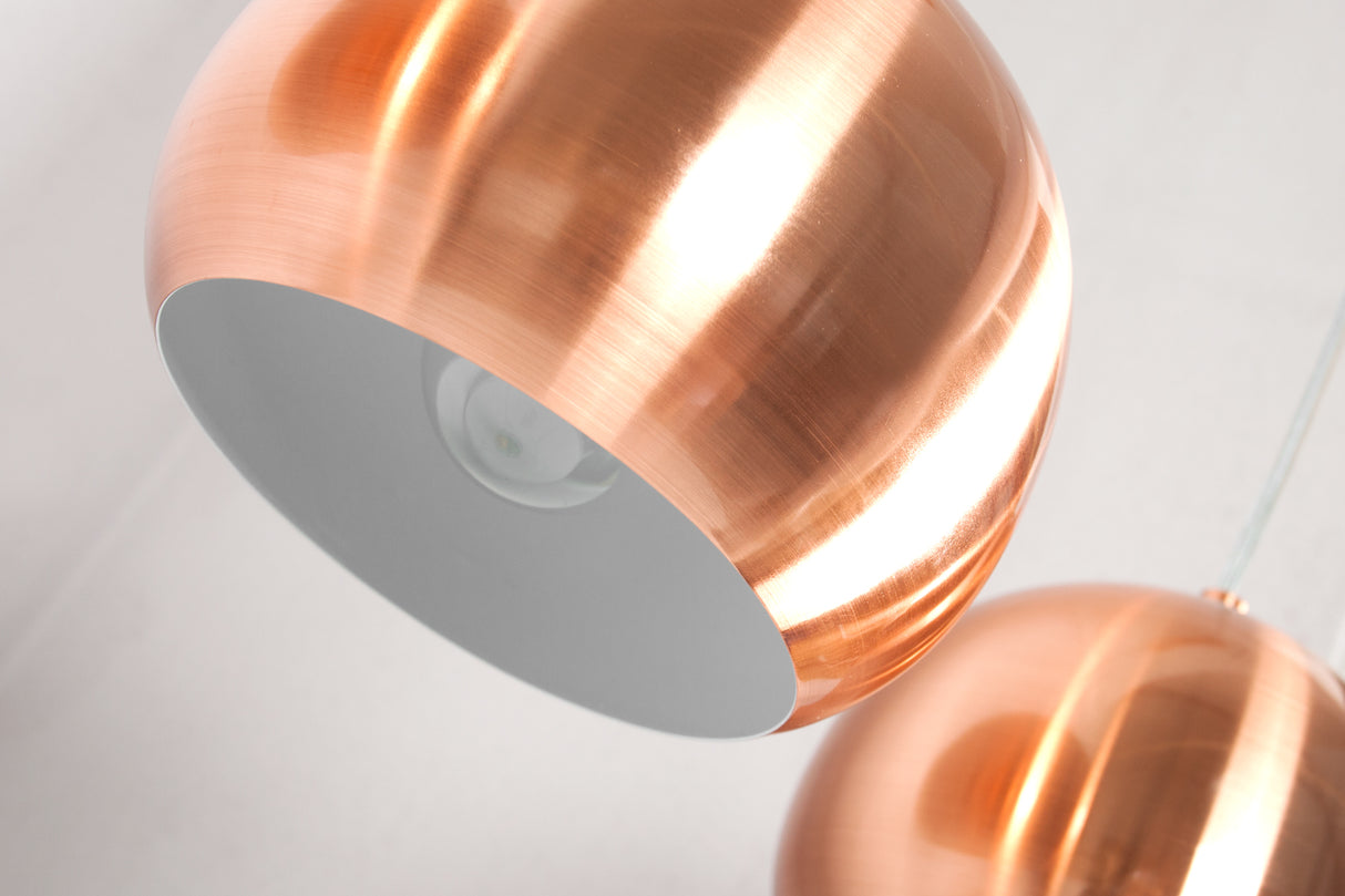 Pendant lamp COPPER BALL 3s copper