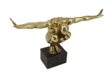 Dekofigur TURMSPRINGER 50cm gold