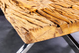 Esstisch BARRACUDA 220cm 40mm Teakholz ohne Hartglasplatte