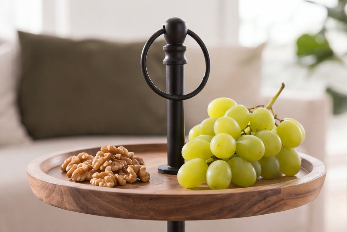 Etagere PURE NATURE 38cm 2 Tabletts Mangoholz