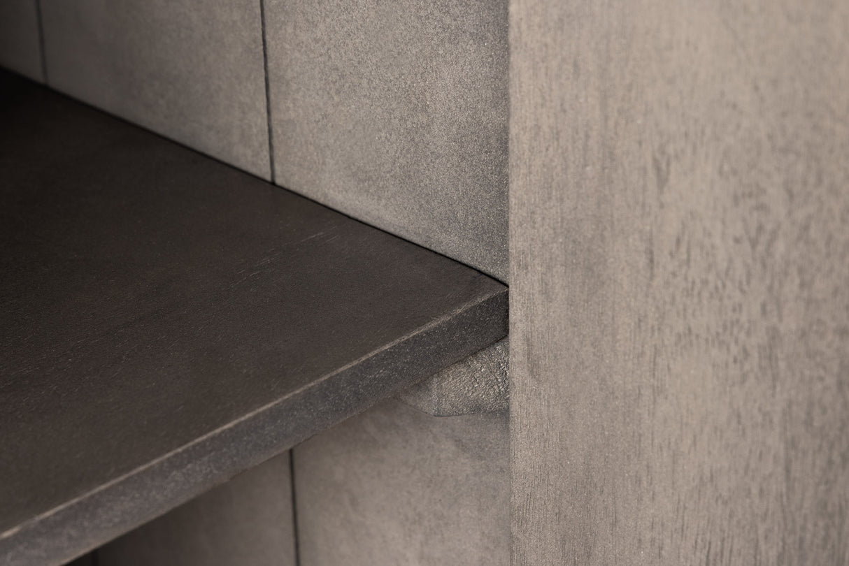 Sideboard ART DECO 170cm 3D Mangoholz grau