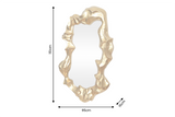 Wandspiegel VENETIA 150cm asymmetrische organische Form gold